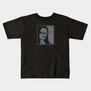 It's Wednesday my dudes for meme lovers in gray ink Kids T-Shirt